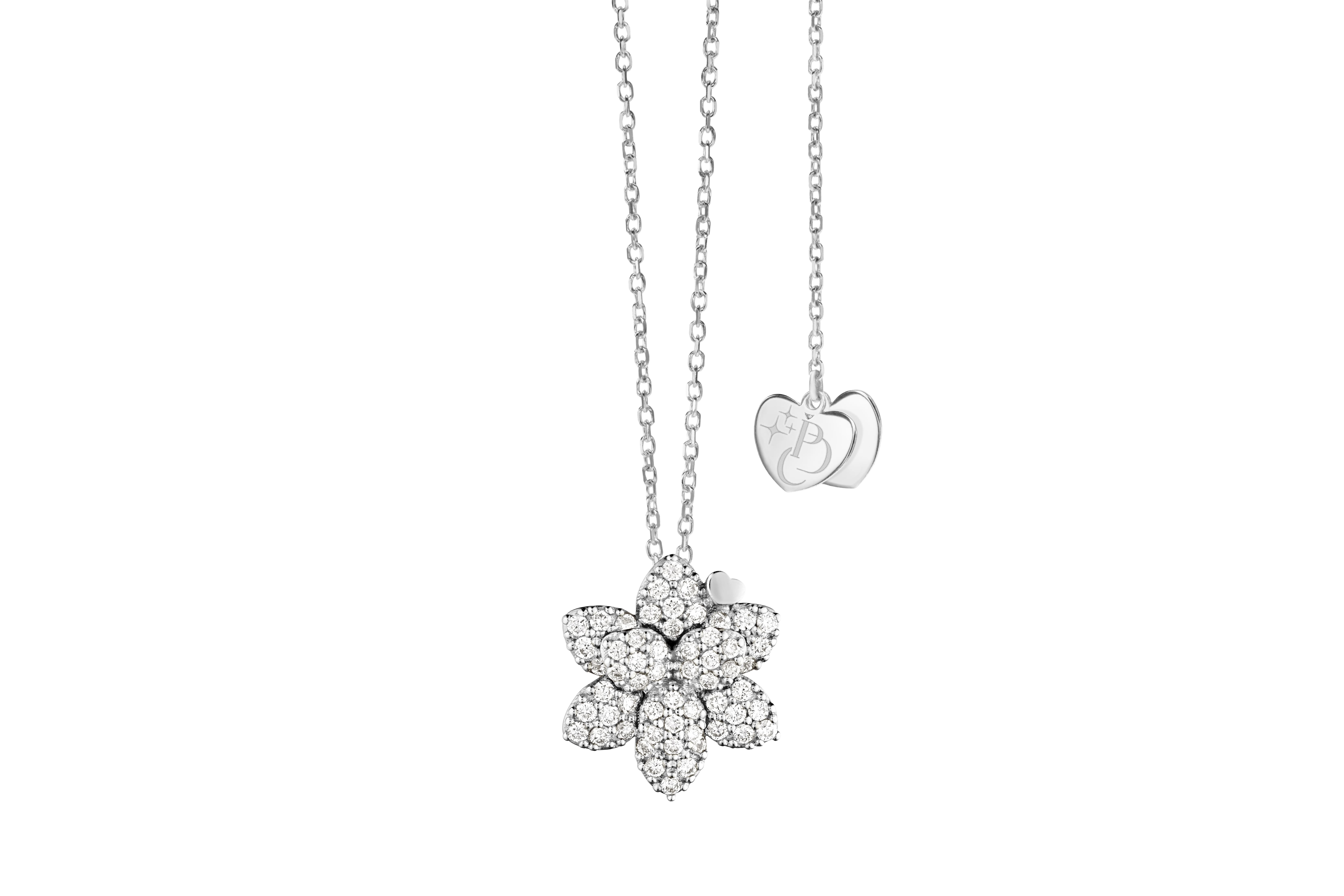 Girocollo con fiore
